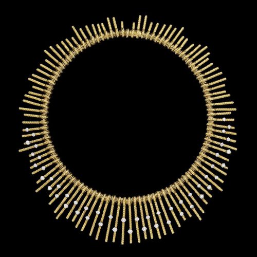18ct Yellow Gold & Diamond Fringe Necklace by Jean Schlumberger