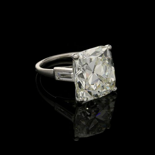 A 12.34ct Cartier old mine cut diamond ring, circa 1930s - £95,000
