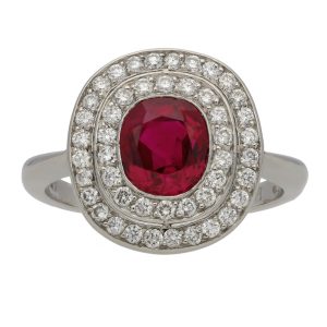 Ruby and Diamond Ring by Hancocks London